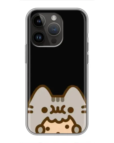 Чохол для iPhone 14 Pro Max з картинкою «Пушин на чорному» Чохол для iPhone 14 Pro Max з картинкою «Пушин на чорному»