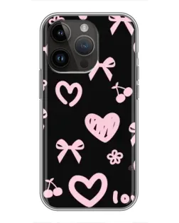 Чехол для iPhone 14 Pro Max с картинкой «Сатиновый бант»