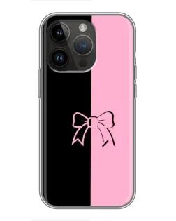 Чехол для iPhone 14 Pro Max с картинкой «Половинки банта»