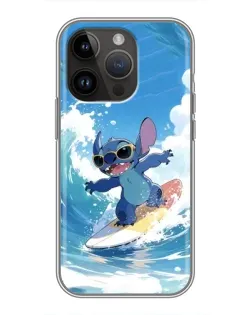 Чохол для iPhone 14 Pro Max з картинкою «Стіч на хвилі»