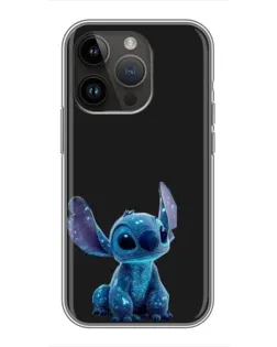 Чохол для iPhone 14 Pro Max з картинкою «Стіч на чорному»