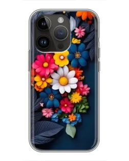 Чохол для iPhone 14 Pro Max з картинкою «Квіткова феєрія»