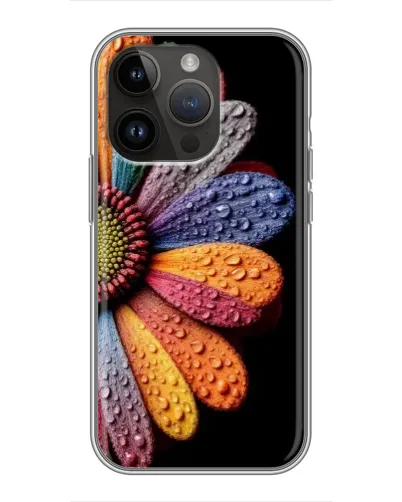 Чохол для iPhone 14 Pro Max з картинкою «Райдужна квітка» Чохол для iPhone 14 Pro Max з картинкою «Райдужна квітка»