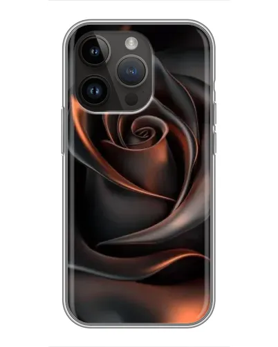 Чохол для iPhone 14 Pro Max з картинкою «Шовкова чорна троянда» Чохол для iPhone 14 Pro Max з картинкою «Шовкова чорна троянда»