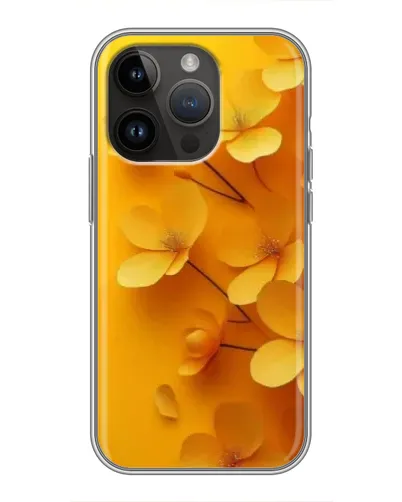Чохол для iPhone 14 Pro Max з картинкою «Золоті пелюстки» Чохол для iPhone 14 Pro Max з картинкою «Золоті пелюстки»