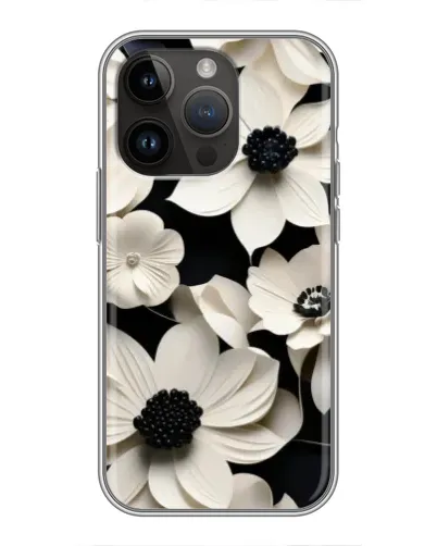 Чохол для iPhone 14 Pro Max з картинкою «Об'ємні білі квіти» Чохол для iPhone 14 Pro Max з картинкою «Об'ємні білі квіти»