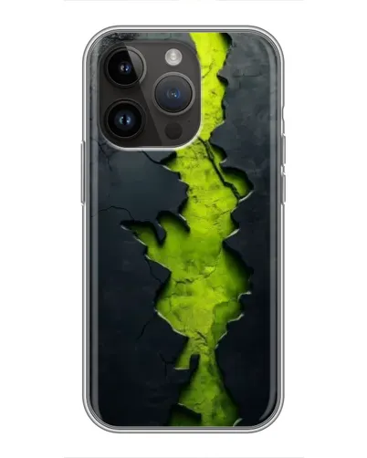 Чохол для iPhone 14 Pro Max з картинкою «Салатовий розлом скелі» Чохол для iPhone 14 Pro Max з картинкою «Салатовий розлом скелі»