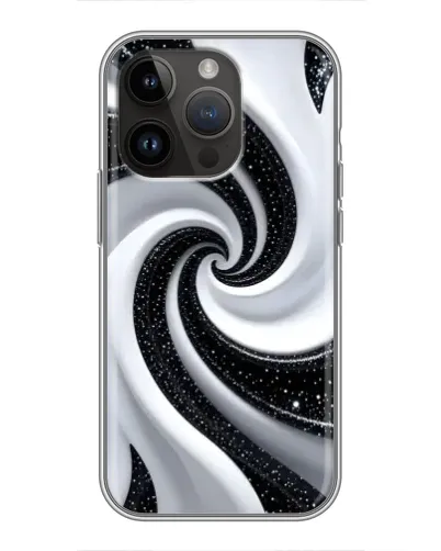 Чохол для iPhone 14 Pro Max з картинкою «Чорно-біла спіраль» Чохол для iPhone 14 Pro Max з картинкою «Чорно-біла спіраль»