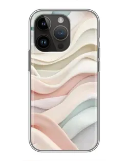 Чохол для iPhone 14 Pro Max з картинкою «Пастельні ніжні хвилі»