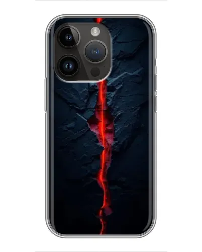 Чохол для iPhone 14 Pro Max з картинкою «Червона лавова тріщина» Чохол для iPhone 14 Pro Max з картинкою «Червона лавова тріщина»