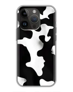 Чохол для iPhone 14 Pro Max з картинкою «Чорно-біла пляма»