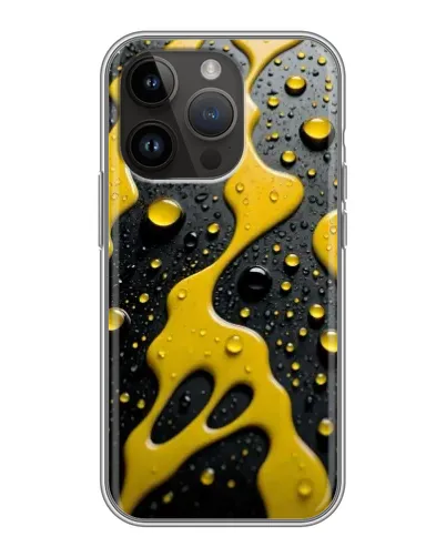 Чохол для iPhone 14 Pro Max з картинкою «Рідке жовте золото» Чохол для iPhone 14 Pro Max з картинкою «Рідке жовте золото»