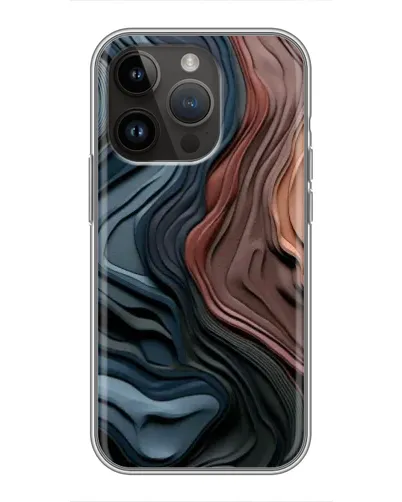 Чохол для iPhone 14 Pro Max з картинкою «Кольорові хвилі каньйону» Чохол для iPhone 14 Pro Max з картинкою «Кольорові хвилі каньйону»