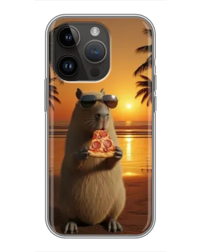 Чохол для iPhone 14 Pro Max з картинкою «Капібара з піцою» Чохол для iPhone 14 Pro Max з картинкою «Капібара з піцою»