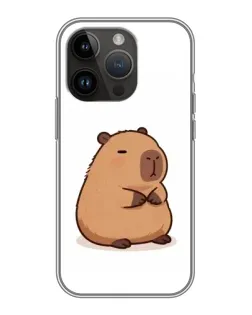 Чохол для iPhone 14 Pro Max з картинкою «Товстенька капібара»
