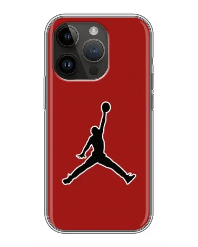Чохол для iPhone 14 Pro з картинкою «Jordan Red Back» Чохол для iPhone 14 Pro з картинкою «Jordan Red Back»
