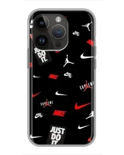 Чохол для iPhone 14 Pro з картинкою «Nike Mix Pattern»