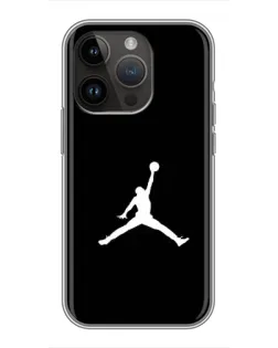 Чохол для iPhone 14 Pro з картинкою «Jordan Silhouette»