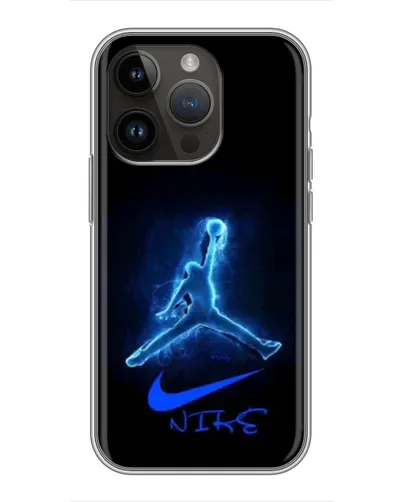 Чохол для iPhone 14 Pro з картинкою «Jordan Neon Blue» Чохол для iPhone 14 Pro з картинкою «Jordan Neon Blue»