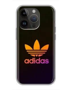 Чехол для iPhone 14 Pro с картинкой «Градиент Adidas»