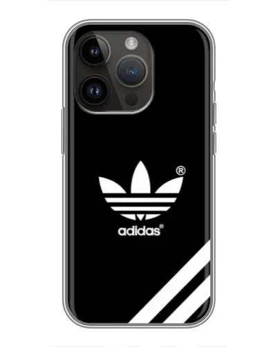 Чехол для iPhone 14 Pro с картинкой «Adidas с диагональными полосами»