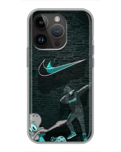 Чохол для iPhone 14 Pro з картинкою «Спортивний арт Nike»