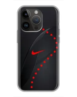 Чохол для iPhone 14 Pro з картинкою «Абстрактний дизайн Nike»