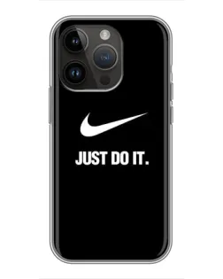 Чохол для iPhone 14 Pro з картинкою «Класичний принт Nike»