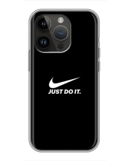 Чохол для iPhone 14 Pro з картинкою «Мінімалізм від Nike»