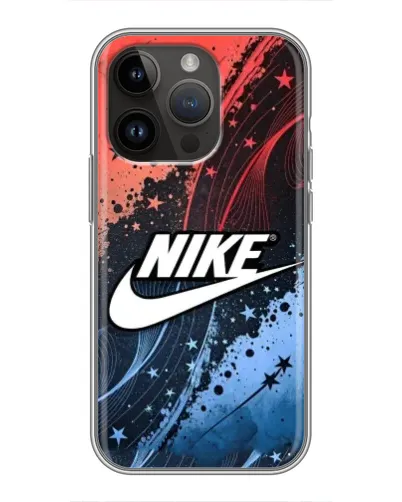 Чохол для iPhone 14 Pro з картинкою «Градієнтний принт Найк»