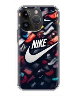 Чохол для iPhone 14 Pro з картинкою «Колекція кросівок Nike»