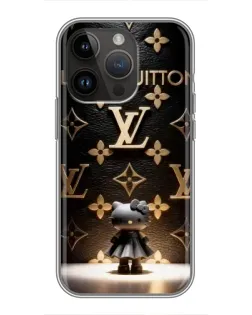 Чехол для iPhone 14 Pro с картинкой «Монограмма с фигурой»