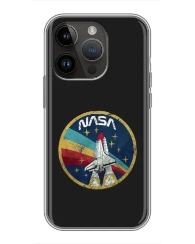 Чохол для iPhone 14 Pro з картинкою «NASA — емблема місії»