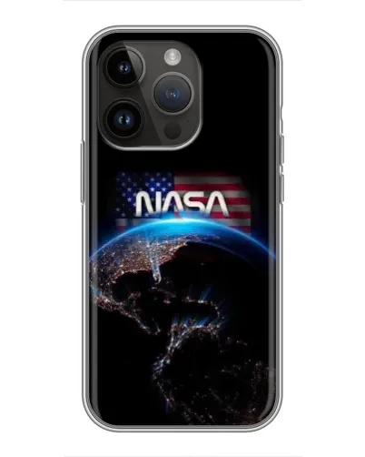 Чохол для iPhone 14 Pro з картинкою «Земля з космосу NASA»