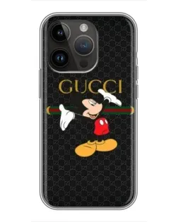 Чохол для iPhone 14 Pro з картинкою «Міккі Маус Gucci»