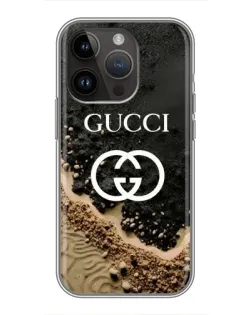 Чохол для iPhone 14 Pro з картинкою «Gucci — піщані дюни»