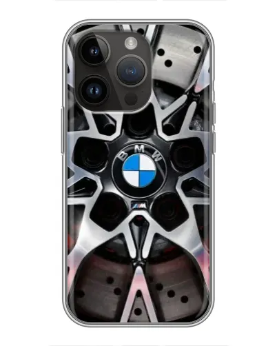 Чохол для iPhone 14 Pro з картинкою «BMW — деталь диска»