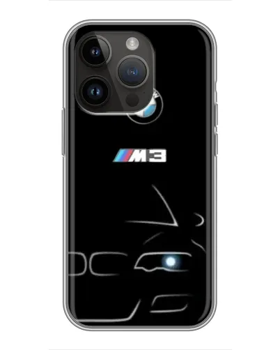 Чохол для iPhone 14 Pro з картинкою «Мінімалістичний принт BMW M3»