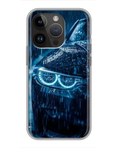 Чехол для iPhone 14 Pro с картинкой «BMW под дождем» Чехол для iPhone 14 Pro с картинкой «BMW под дождем»