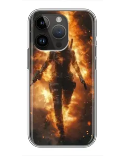Чохол для iPhone 14 Pro з картинкою «BMW — швидкість у дощі» Чохол для iPhone 14 Pro з картинкою «BMW — швидкість у дощі»