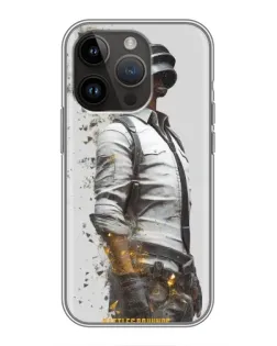 Чохол для iPhone 14 Pro з картинкою «PUBG — боєць у пилу» Чохол для iPhone 14 Pro з картинкою «PUBG — боєць у пилу»