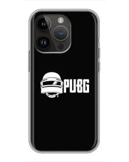 Чохол для iPhone 14 Pro з картинкою «PUBG — класичний лого»