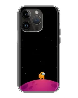 Чохол для iPhone 14 Pro з картинкою «Самотній герой на планеті» Чохол для iPhone 14 Pro з картинкою «Самотній герой на планеті»