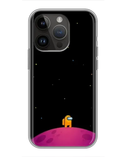 Чохол для iPhone 14 Pro з картинкою «Самотній герой на планеті»