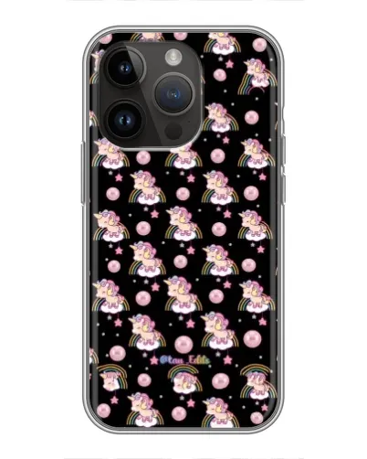 Чохол для iPhone 14 Pro з картинкою «Magic Unicorn паттерн»