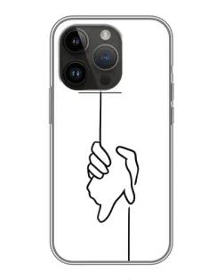 Чохол для iPhone 14 Pro з картинкою «Рука тримає»