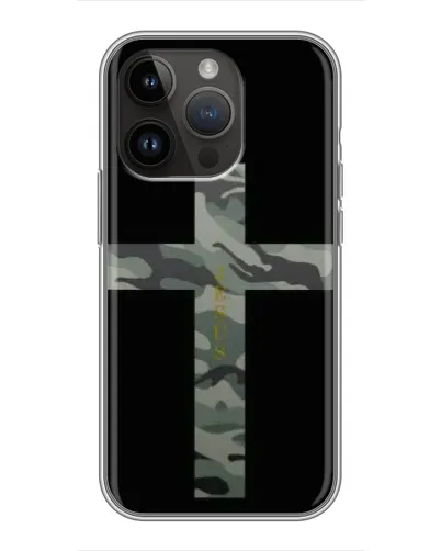 Чохол для iPhone 14 Pro з картинкою «Мілітарі Хрест»