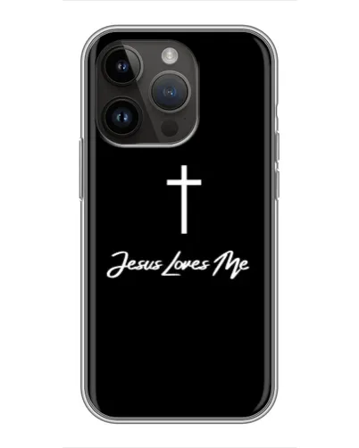 Чохол для iPhone 14 Pro з картинкою «Ісус любить тебе»