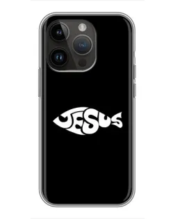Чохол для iPhone 14 Pro з картинкою «Риба  Jesus»