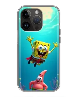 Чохол для iPhone 14 Pro з картинкою «Спанч Боб під водою» Чохол для iPhone 14 Pro з картинкою «Спанч Боб під водою»
